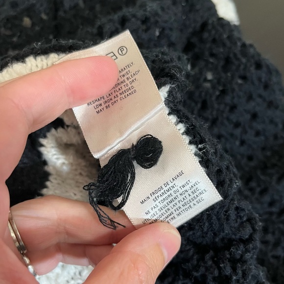 Anthropologie Knitted & Knotted Striped Peplum Hem Sweater - Picture 13 of 16